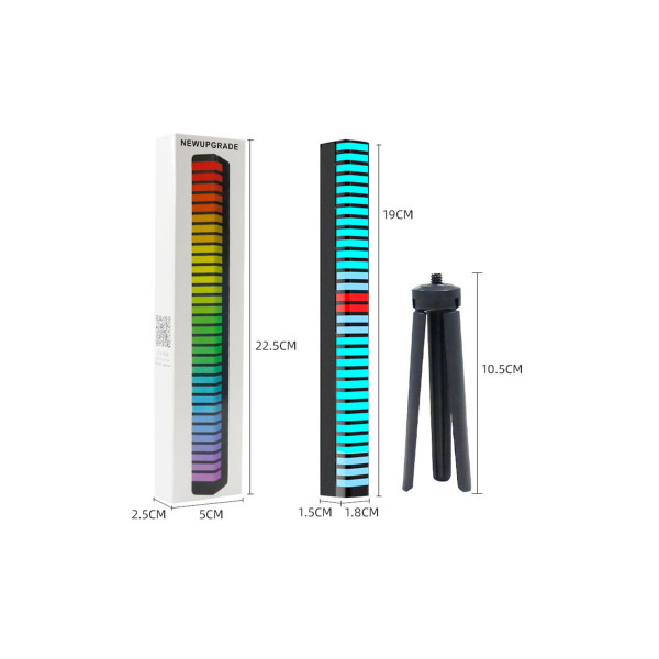 RGB LED IŞIK ARAÇ PC ODA OYUNCU MÜZİK RİTİMLERİ OYUN SESE DUYARLI RGB LİGHT