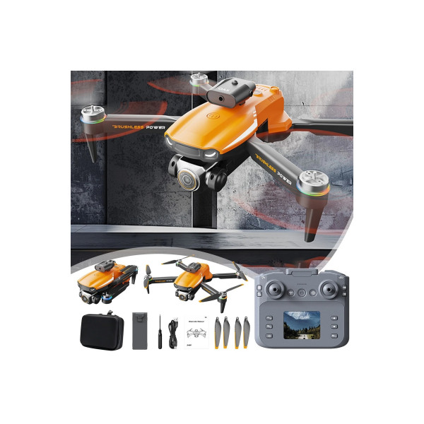 ÇİFT KAMERA VE BATARYALI DRONE EKRANLI UZAKTAN KUMANDA APP DESTEKLİ QUADCOPTER TEK TUŞ İNİŞ KALKIŞ