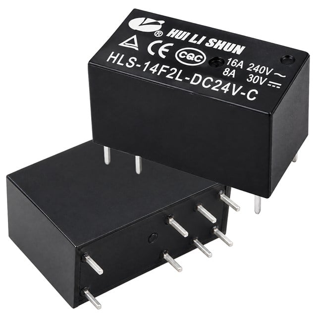 Powermaster PM-38756 HLS-14F2L-DC24V-C 24V DC 16A 240VAC 8 Pin PCB Güç Rölesi