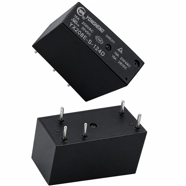 24 Volt 10 Amper 5 Bacaklı Tek Kontak Röle YKX208E-S-1-124D