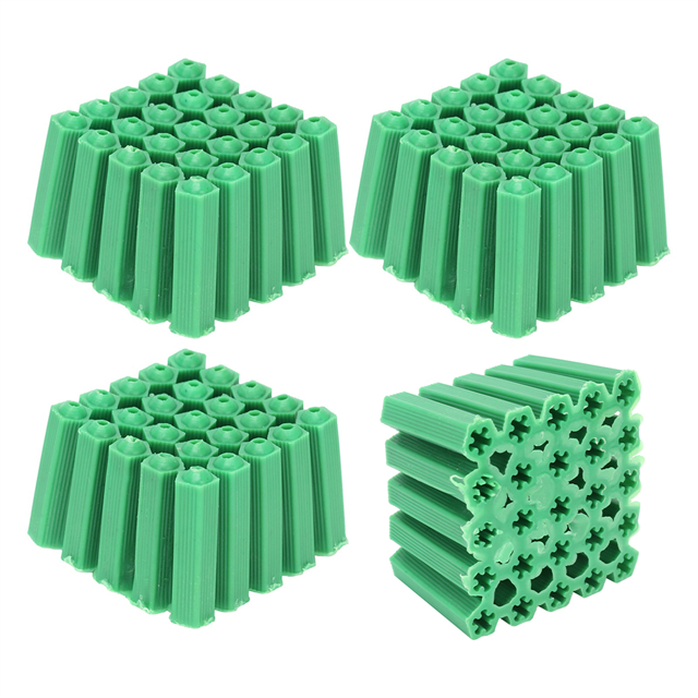 6mm Yeşil Plastik Dübel 500'lü Ekonomik Paket