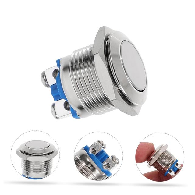 PowerMaster IC-182 D98 Metal 19Mm Düz Buton PBS28B-2