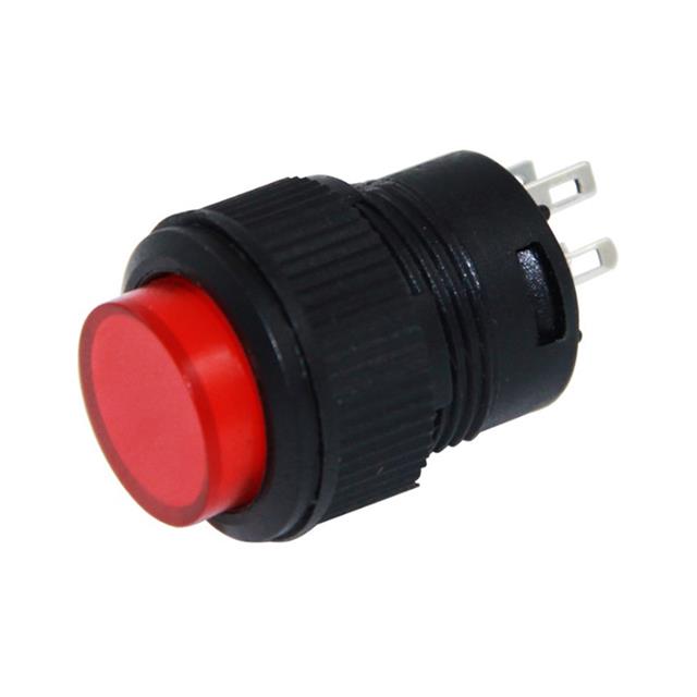 IC-180B Yuvarlak 3P Işıklı 16mm Yaylı Buton
