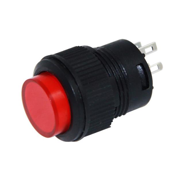 IC-180C Yuvarlak 3P Işıklı 16mm Basmalı Kalıcı Buton