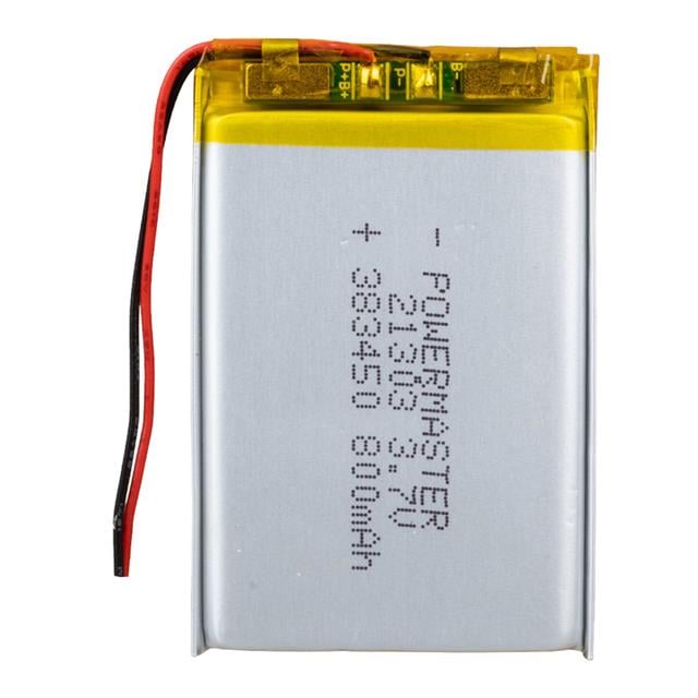 PowerMaster 383450 3.7 Volt 800 Mah Lityum Polimer Pil