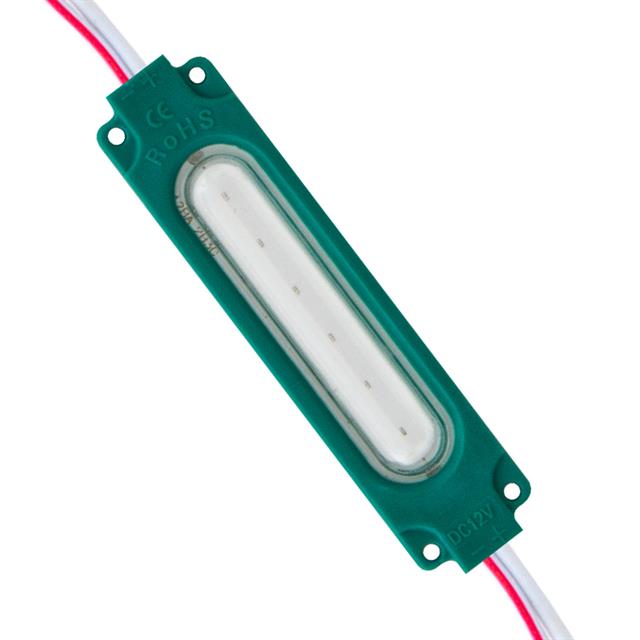 Powermaster 12 Volt 2 Watt Yeşil Modül Led (68x16 Mm)