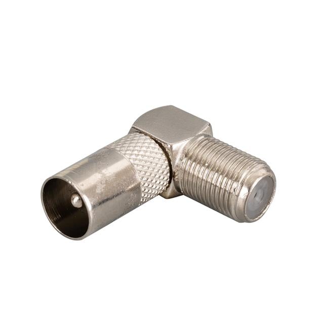 Powermaster PM-34398 F Konnektör Dişi - 60 Ohm Erkek L Tip Çevirici Jack