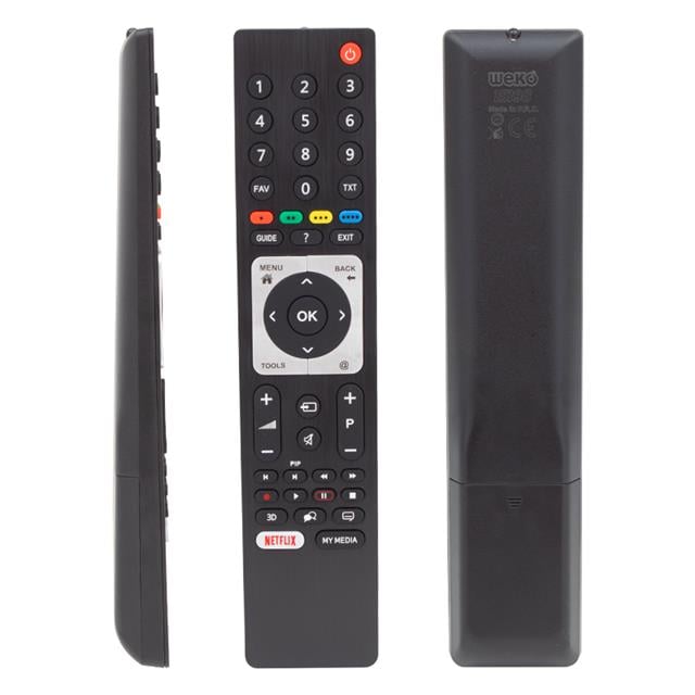 Arçelik A48-LW-8467 - RC 3304805/01B / Beko B43L 6652 5B - RM-L271B Netflix-PIP Tuşlu Lcd Led Tv Kumandası