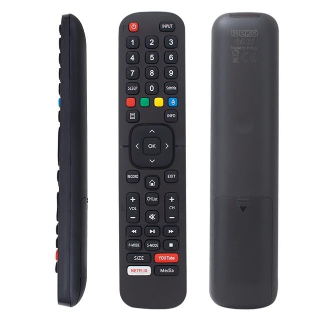 Hisense / Strong Netflix-Youtube-Media Tuşlu Lcd-Led Tv Kumandası