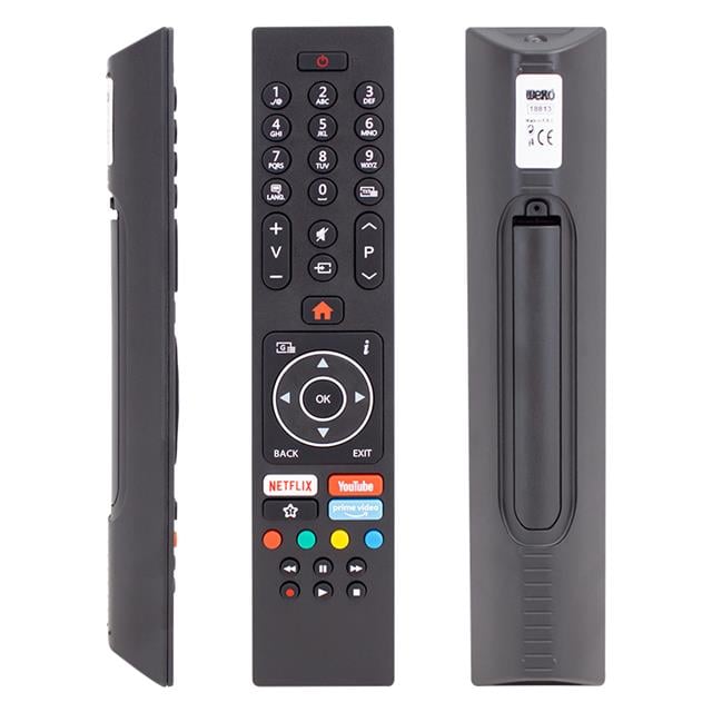 Weko Vestel RC43135P Netflix-Youtube-Prime Video Tuşlu LCD Led TV Kumanda