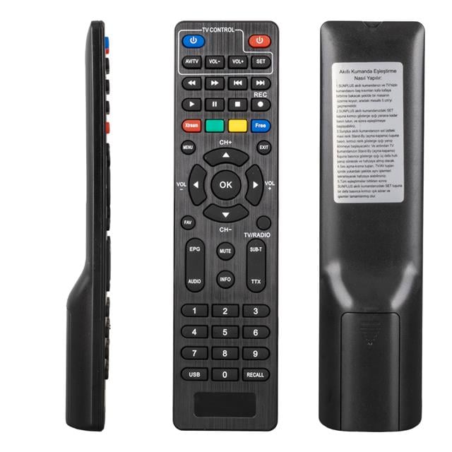 Sunplus Astra Falcon Full HD Uydu Alıcı Kumandası