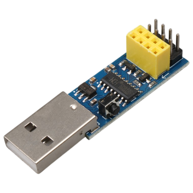 ESP-01S ESP PROG USB Programlayıcı Modül CH340C Çip Otomatik Resetli v1.0