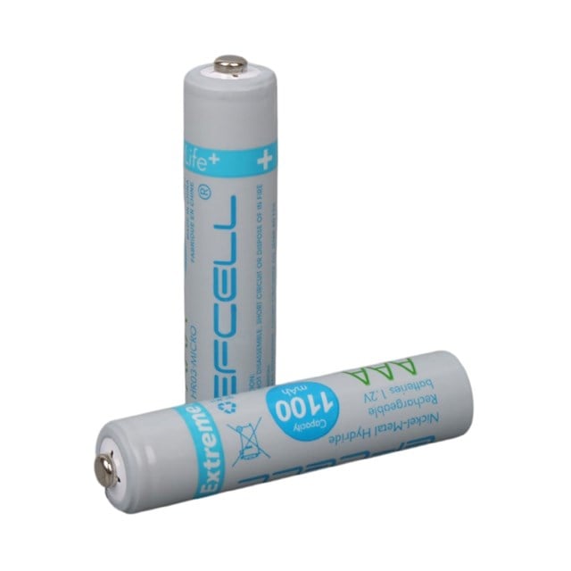 Efcell Extreme Life+ 1.2 Volt 1100mAh AAA İnce Şarjlı Pil 2'li Paket
