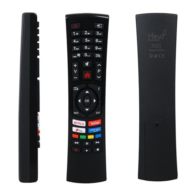Vestel R/C 4391P, 70U9600 - Hi Level 49HL660 Black Fplay -Netflix - Youtube - Play Tuşlu Lcd Led Tv Kumanda