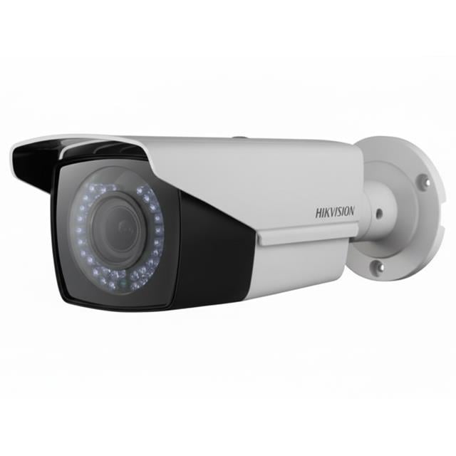 Hikvision 2MP 1080P Turbo HD PoC Bullet Kamera 2.8-12mm Varifocal Lens 40m IR Gece Görüşü (DS-2CE16D0T-VFIR3E)