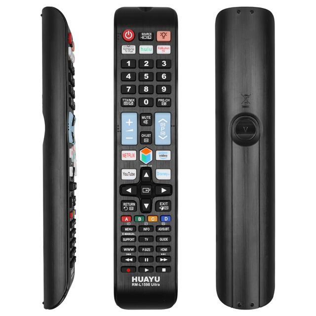 RM-L1598 Samsung Ultra Netflix Rakuten Hulu Youtube Disney+ Tuşlu LCD Led TV Kumanda
