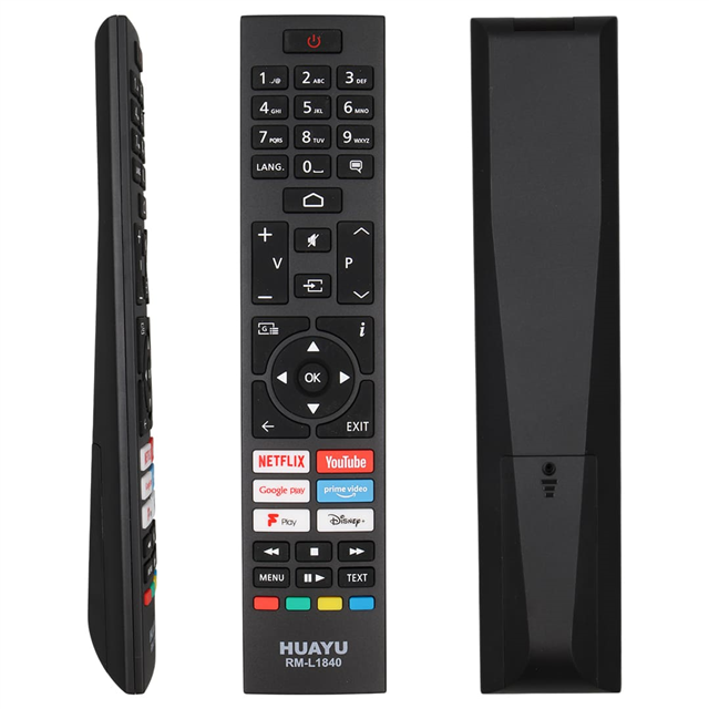 RM-L1840 Vestel Netflix Youtube Prime Video Google Play Disney+ Tuşlu LCD Led TV Kumanda