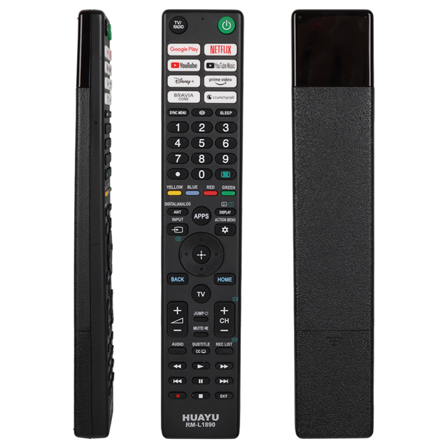 RM-L1890 Sony Netflix Youtube Prime Video Google Play Disney+ Tuşlu LCD Led TV Kumanda