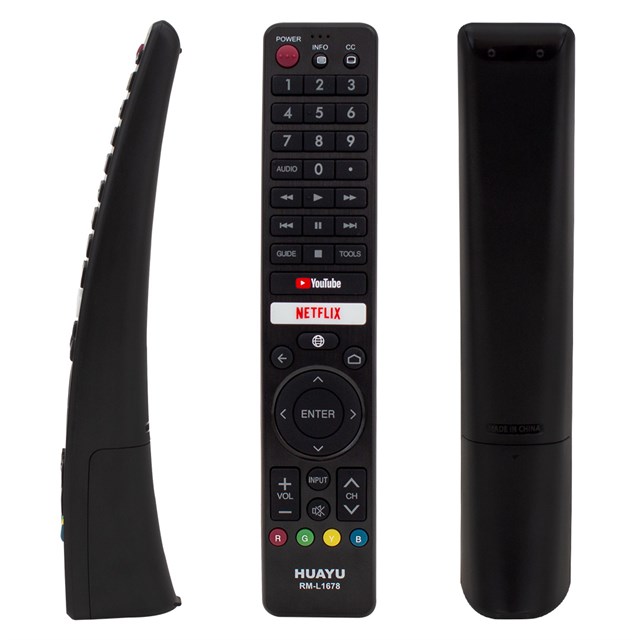 Huayu RM-L1678 Sharp Netflix-Youtube Tuşlu Lcd-Led Tv Kumanda