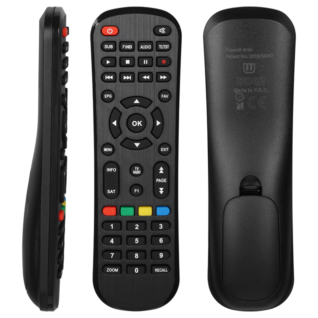 Magbox Uranüs / Rose 8030 HD / Digipol DP88 / Riosat RHD-900 / Mastertech MR-800 HD Uydu Kumandası
