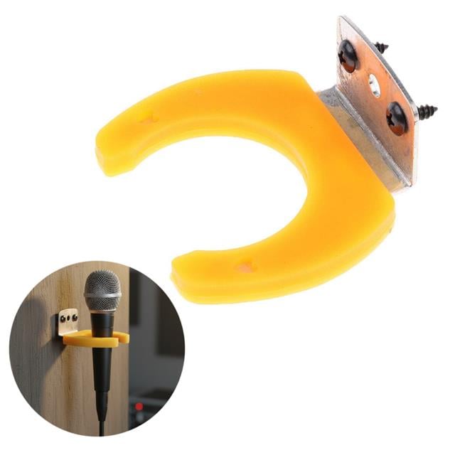 MagicVoice MV-I Duvar Tipi Mikrofon Askı Aparatı Sarı Renkli Esnek Tutucu ve Montaj Vida Seti