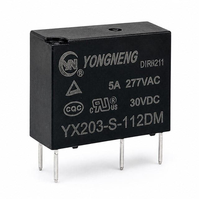 YX203-S-112DM 5 Amper 30 Volt Slim 4 Pin Güç Rölesi