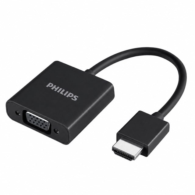 Philips SWR1620B/93 HDMI to VGA Dönüştürücü Adaptör Harici Ses Çıkışlı