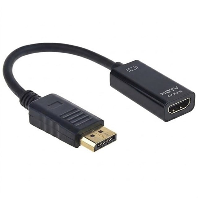 Powermaster PM-14030 Display Port Erkek To HDMI Dişi 4K-2K 25 Cm Çevirici Kablo