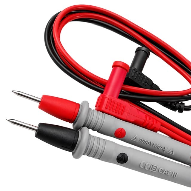 Powermaster PM-12544 1000V 10A Multimetre Ölçü Aleti Probu 80cm İğne Uçlu Korumalı