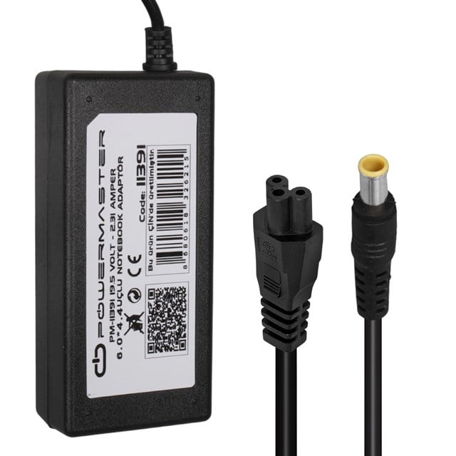 PowerMaster PM-11391 19.5 Volt 2.31 Amper 6.0×4.4 Uçlu Notebook Adaptörü