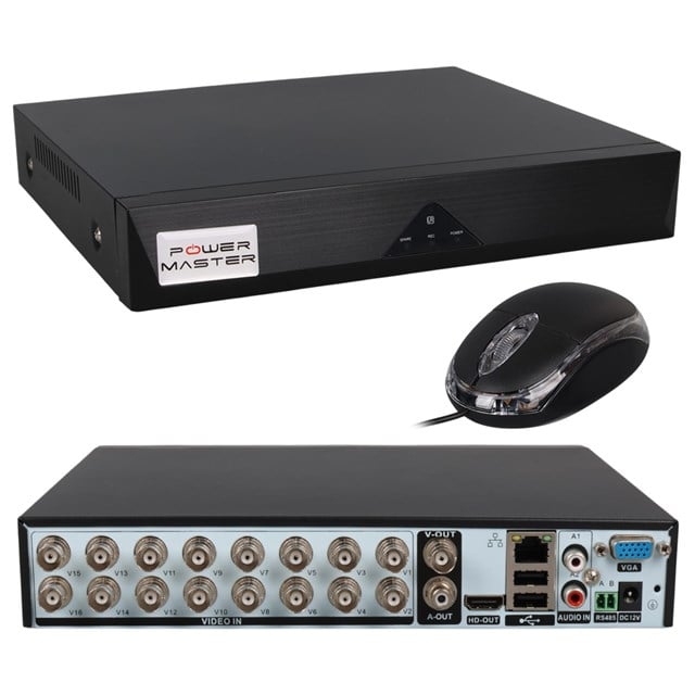 Powermaster PM-12183 16 Kanal 5 MP Destekli AHD Kayıt Cihazı