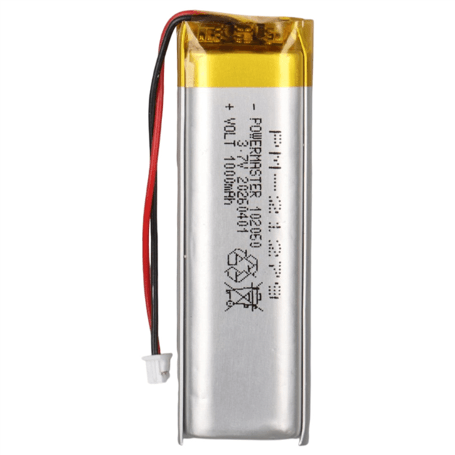 Powermaster PM-21279 3.7V 1000mAh 102060 3.5mm Soketli Lityum Polimer (Li-Po) Batarya Şarj Edilebilir Pil