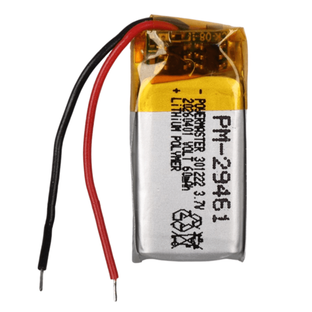 Powermaster PM-29461 3.7V 60mAh 301222 Soketsiz Lityum Polimer (Li-Po) Batarya Şarj Edilebilir Pil