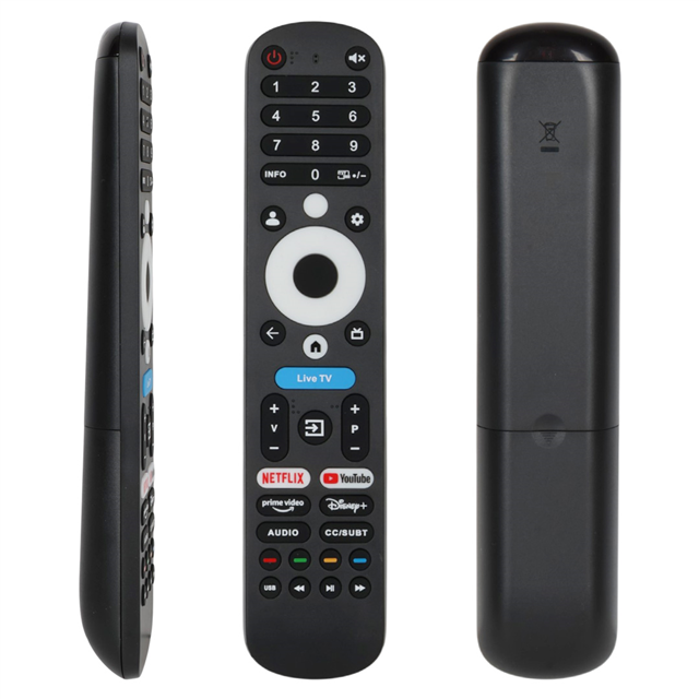 Weko Philips-Arçelik-Beko-Onvo Ses Komutsuz Live TV-Netflix-Youtube-Prime Video-Disney-Audio Akıllı TV Kumanda