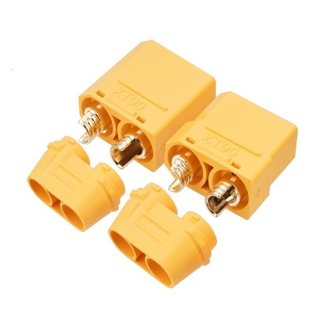 XT90 Konnektör Erkek/Di̇şi̇ Soket Çi̇fti̇ (Lipo Batarya İçi̇n) 4 Parça